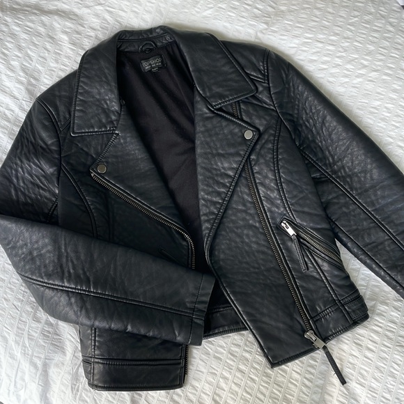 Fake leather top shop jacket - Picture 2 of 2